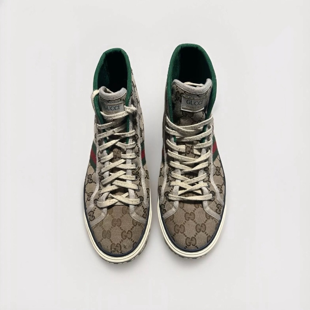 Size 9 - Authentic MEN'S GUCCI TENNIS 1977 HIGH TOP SNEAKER